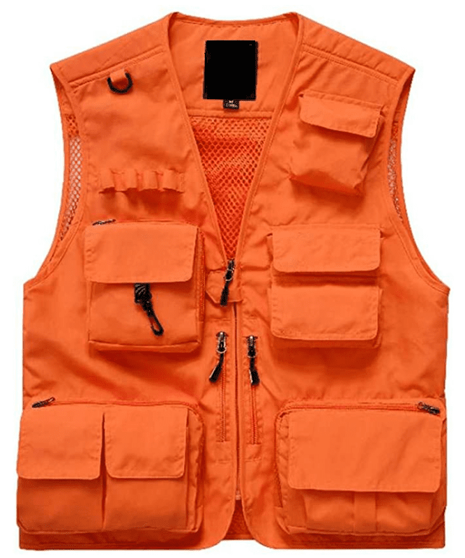Unisex Mesh Breathable Multi-Pocket Vest