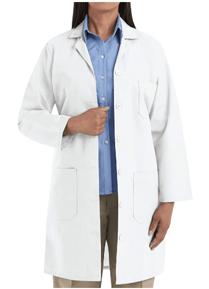 Button Down Lab Coat