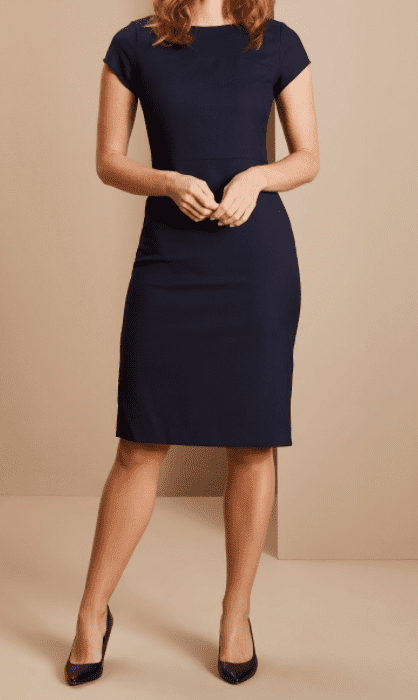 Contemporary Slash Neck Dress